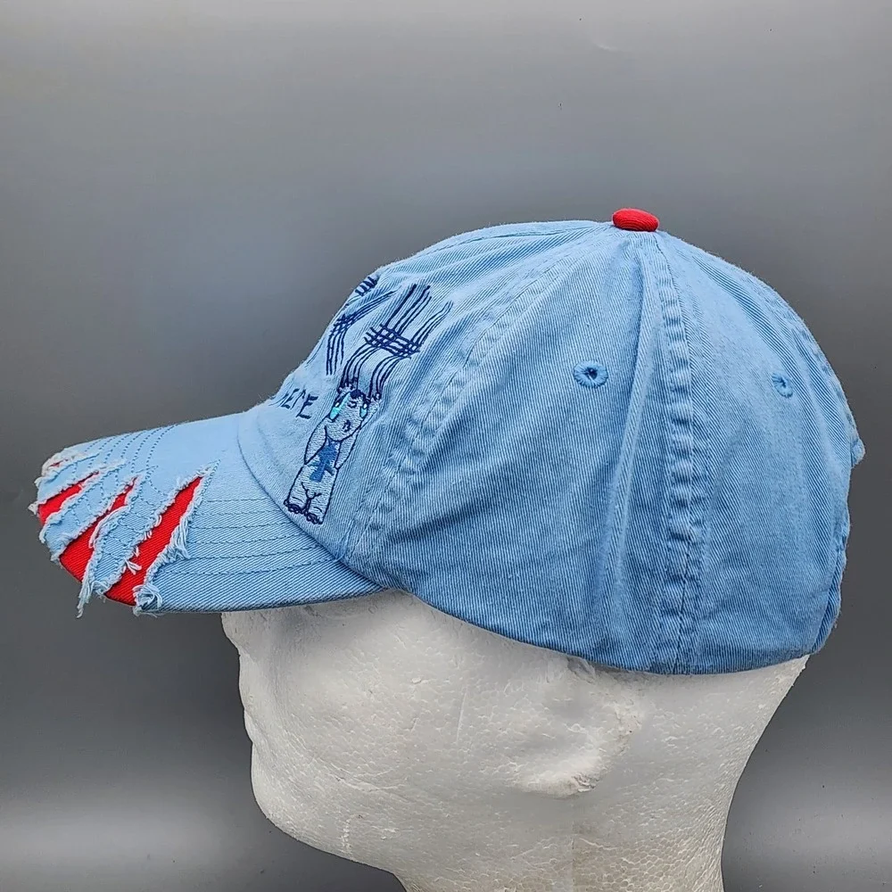 Disney Stitch Wuz Here Blue Youth‎ Baseball Hat Cap Lilo Stitch